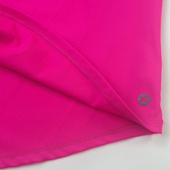 RBX Athletic Cap Sleeve Top. Hot Pink. Large. V-Neck. Scoop Hem. - Picture 2 of 6